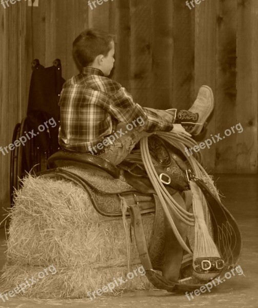 Western Kid Cowboy Free Photos