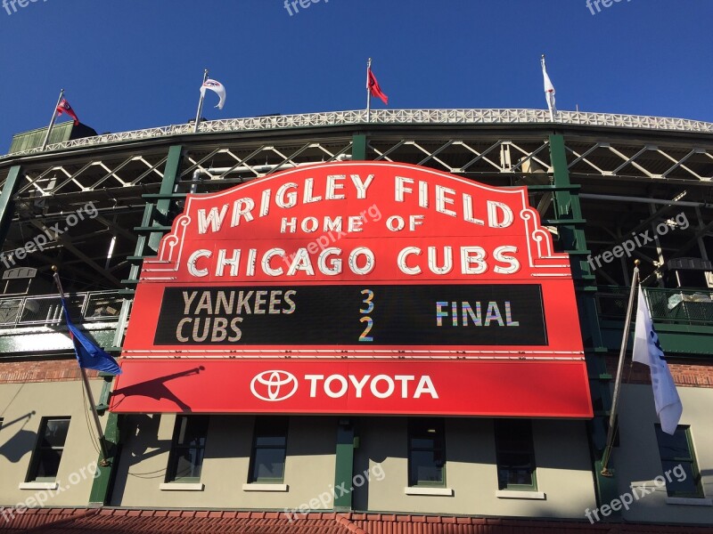 Cubs Yankees Baseball Ball Game