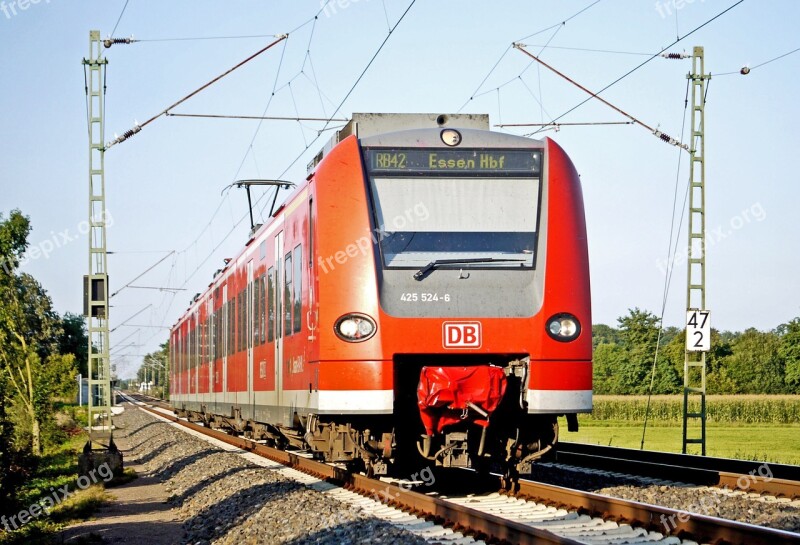 S Bahn Regional Train Münsterland Ruhr Area Fast Connection