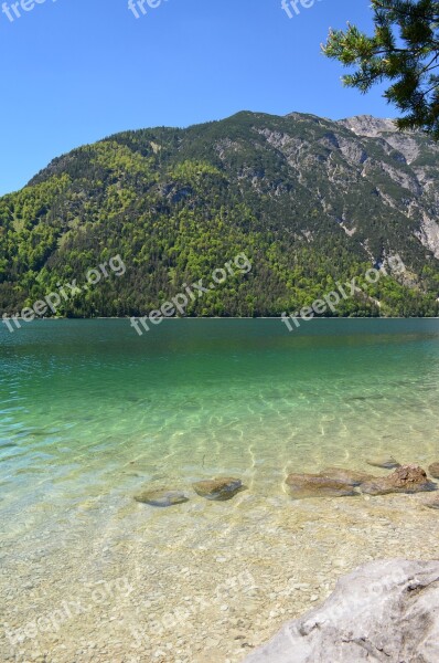 Achensee Clear Water Mountains Tyrol Nature