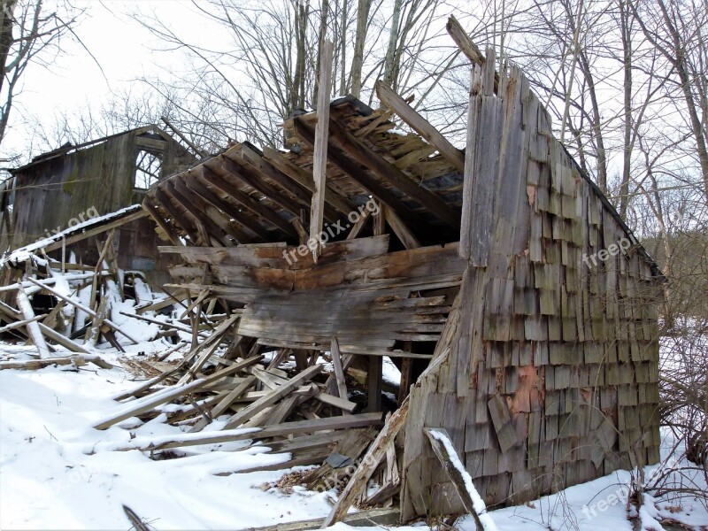 Abandoned Farm Abandoned Old Building Rural