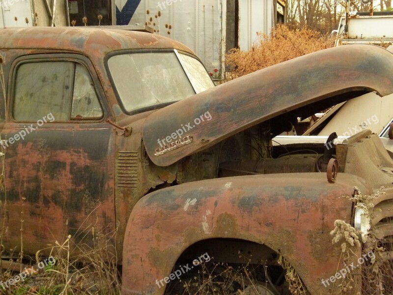 Scrap Metal Rust Rusted Automobile Scrap