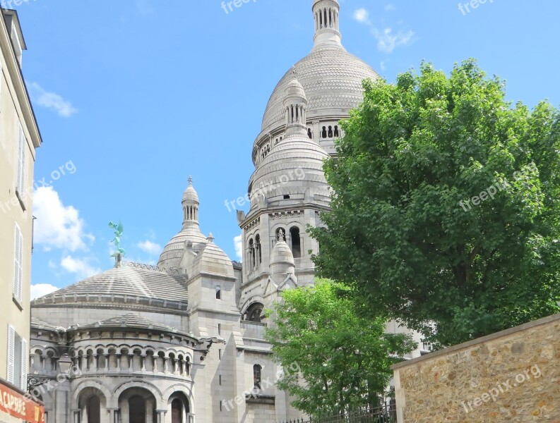 Paris Montmartre Basilica Sacred Heart Dome