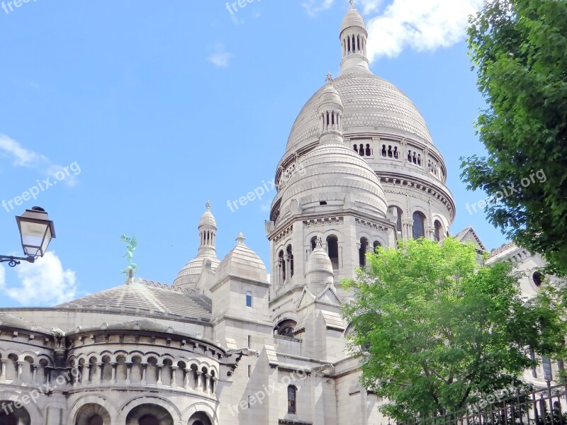 Paris Montmartre Basilica Sacred Heart Dome