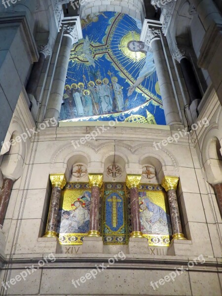 Paris Montmartre Basilica Sacred Heart Dome