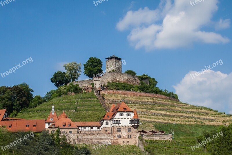 Beilstein Castle High Resolution Stone Baden Württemberg Historically