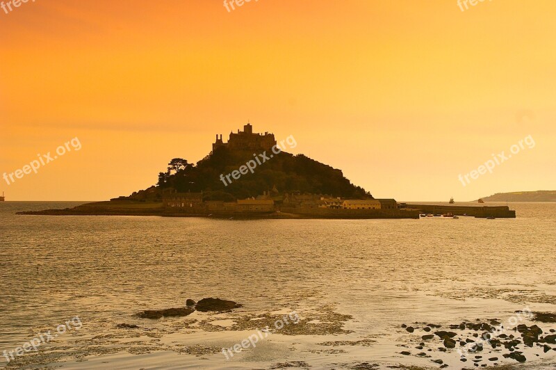 St Michaels Mount Holiday Sea Free Photos