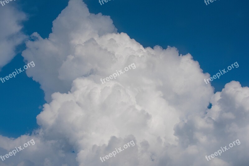 Sky Ppt Backgrounds White Cloud Free Photos