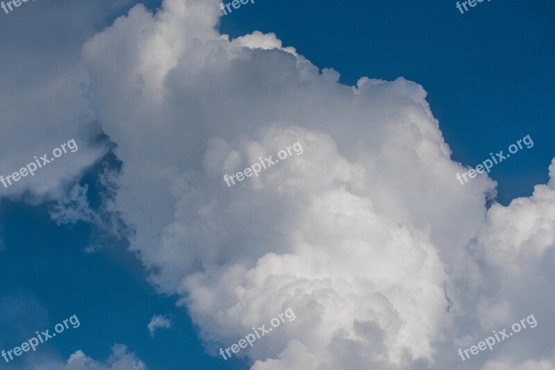 Sky Ppt Backgrounds White Cloud Free Photos