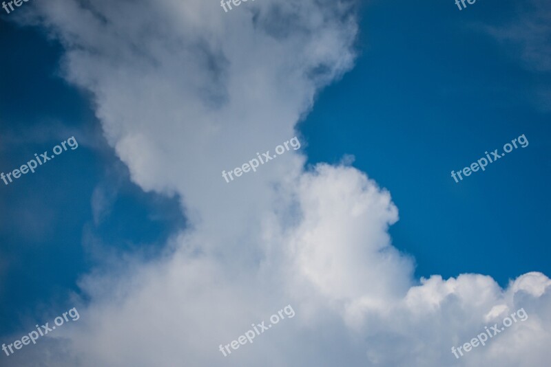 Sky Ppt Backgrounds White Cloud Free Photos