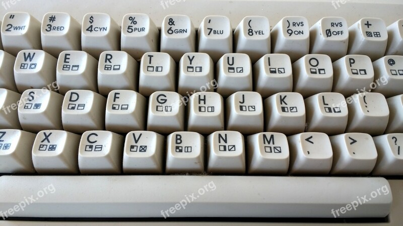 C64 Keyboard Retro Old Machine