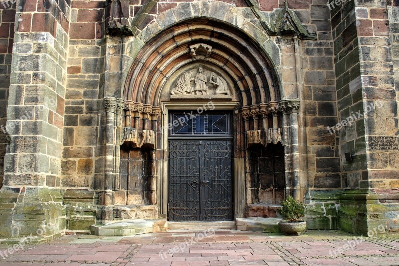 Church Input Door Ornament Facade