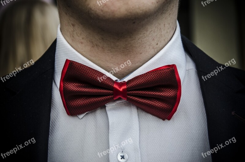 Bow Tie Elegant Design Male