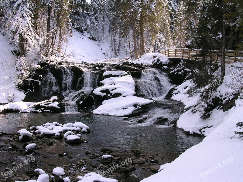 Kleinwalsertal Austria Winter Snow Ice