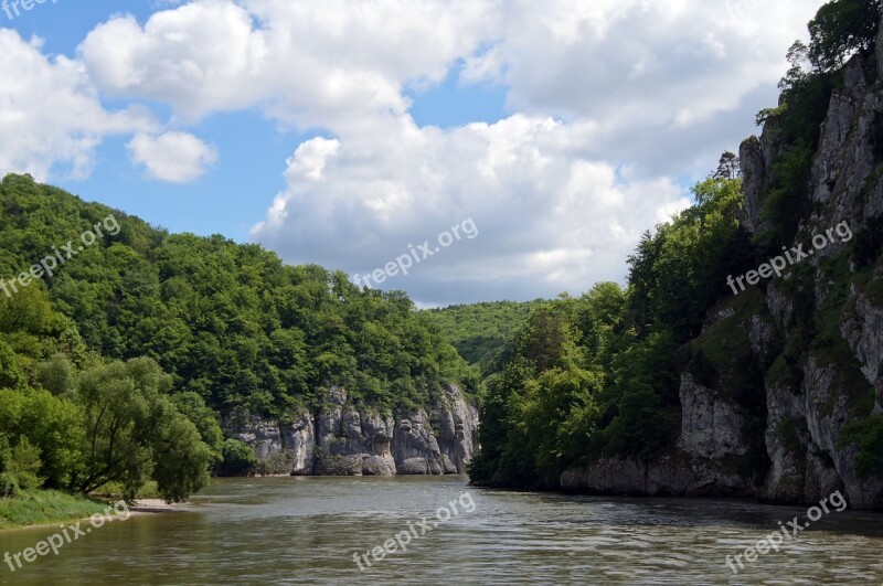 River Landscape Nature Danube Danube Gorge