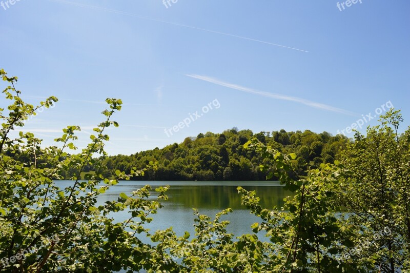 Maar Wine Fields Maar Totenmaar Eifel Vulkaneifel