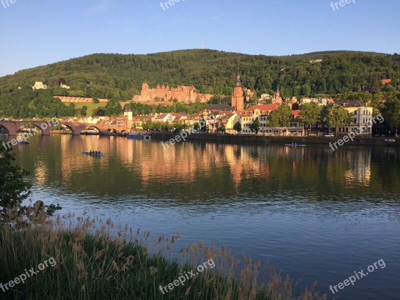 Heidelberg Neckar Old Bridge Germany City