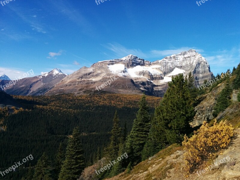 Mountain Mountains Alberta Free Photos