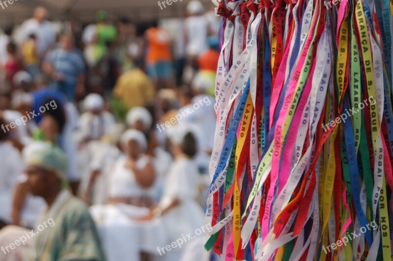 Candomblé Party Religion Saint Lazarus Salvador