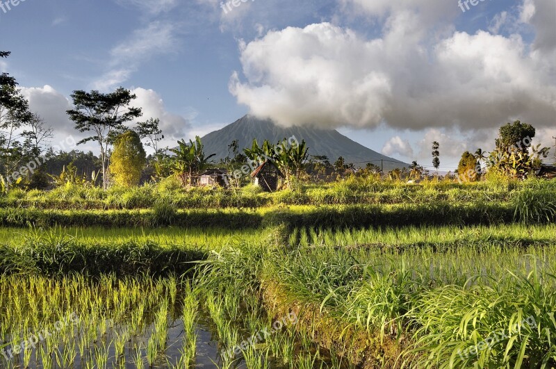 Volcano Mood Panorama Rest Landscape