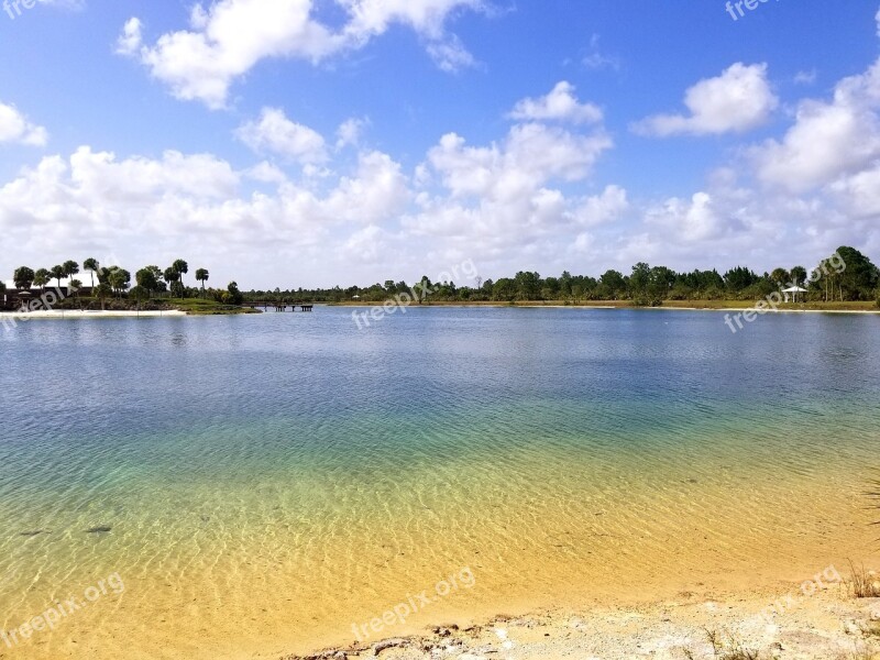 Water Sky Nature Lake Blue