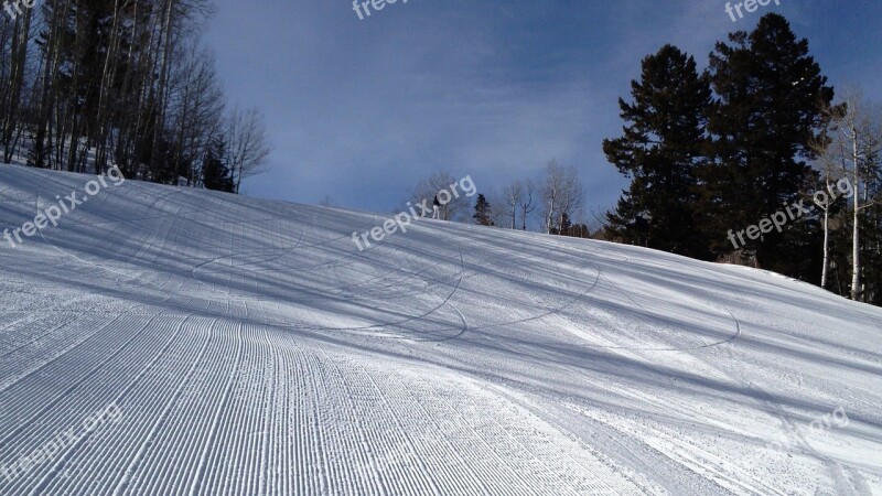 Ski Slope Snow Winter Mountain Sport