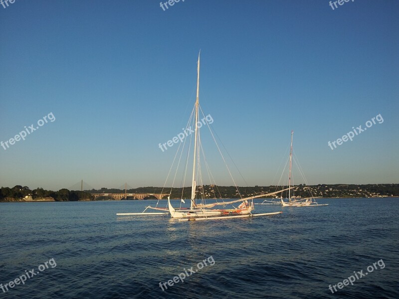 Sandeq Traditional Boat Indonesia Sea Brest