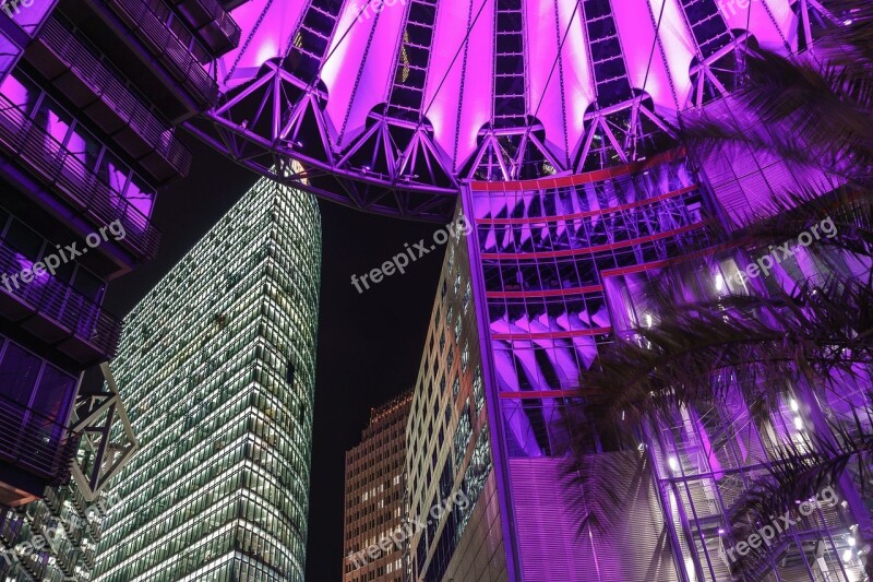 Berlin Capital Sony Center Berlin Center Night