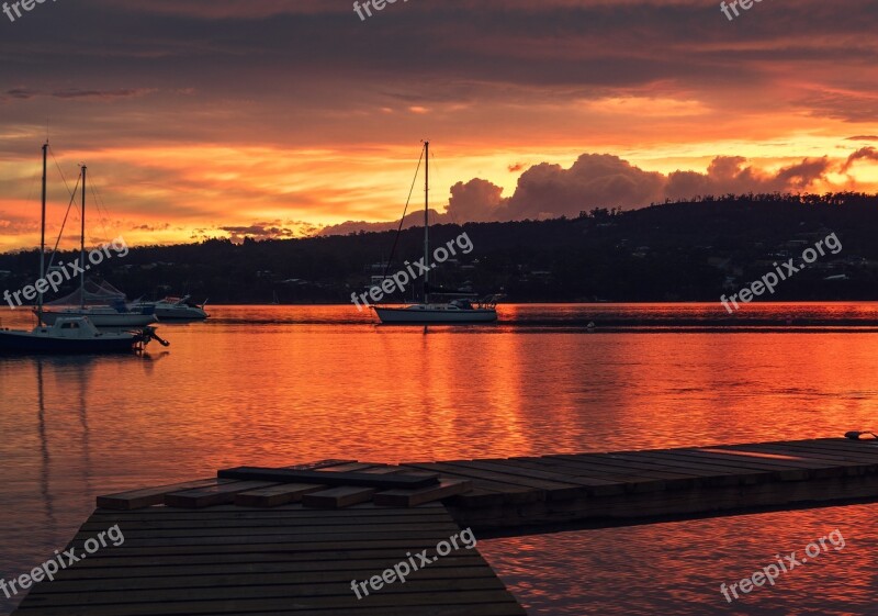 Australia Tasmania Northwest Bay Margate Landscape