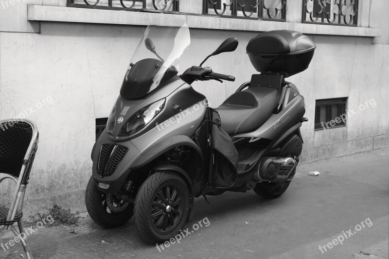 Paris France Scooter Mp3 Free Photos