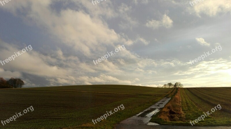 Landscape Sunshine Upper Franconia Free Photos