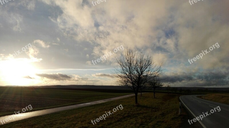 Landscape Sunshine Upper Franconia Free Photos