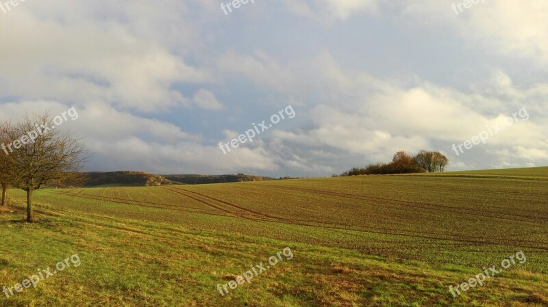 Landscape Sunshine Upper Franconia Free Photos