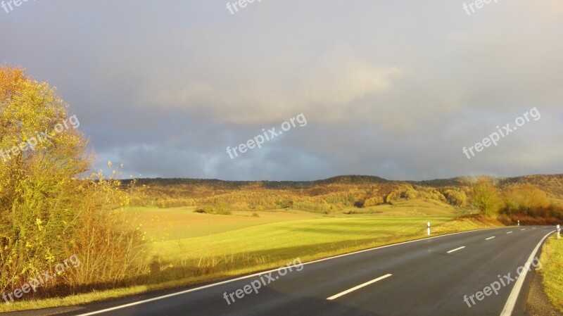 Landscape Sunshine Upper Franconia Free Photos