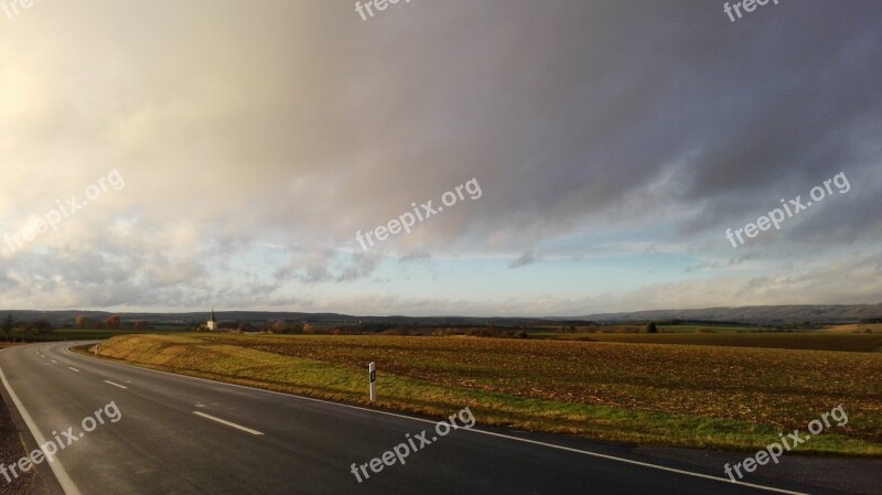 Landscape Sunshine Upper Franconia Free Photos