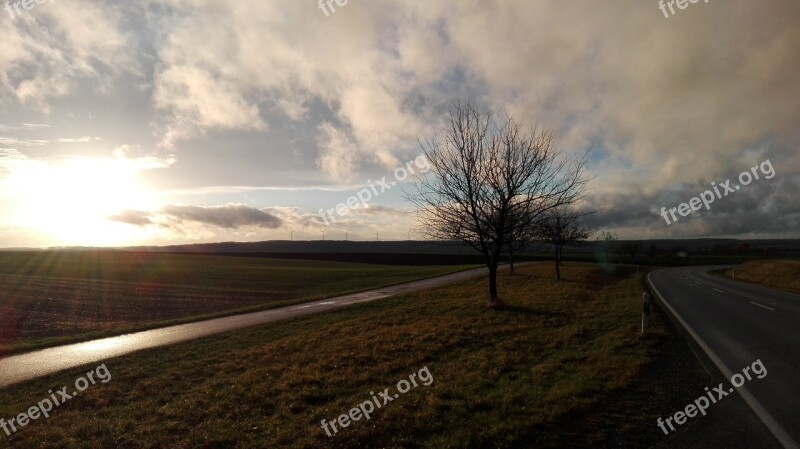 Landscape Sunshine Upper Franconia Free Photos