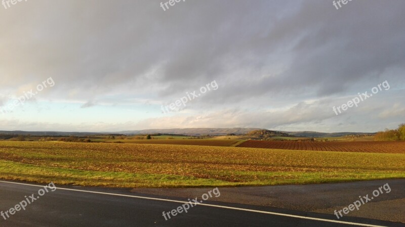 Landscape Sunshine Upper Franconia Free Photos