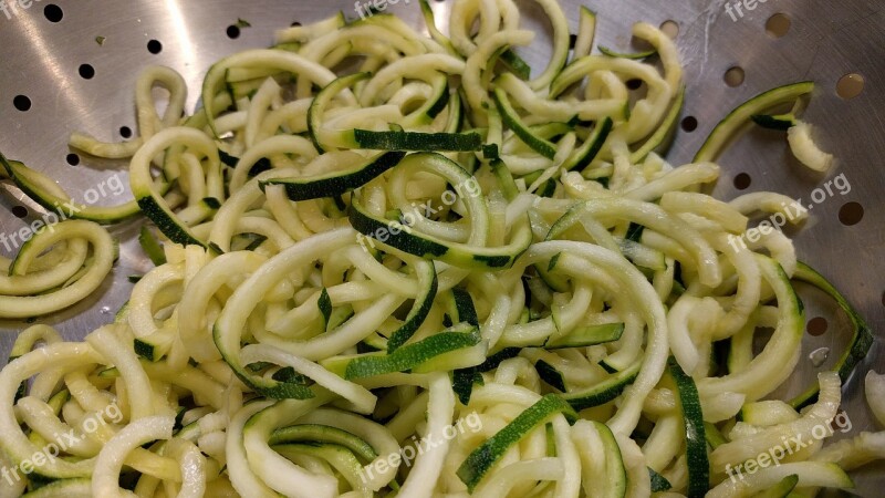 Zucchini Noodle Noodles Zoodle Zoodles