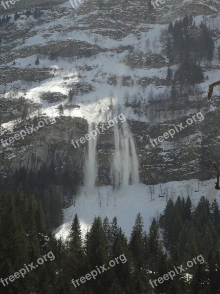 Avalanche Snow Avalanche Danger Avalanche Cone Free Photos