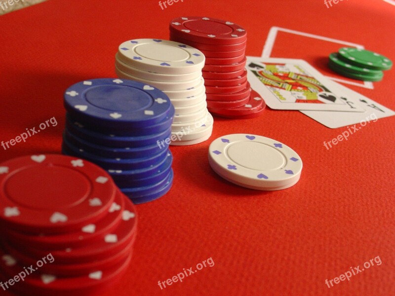 Poker Blackjack Chips Cards Casino