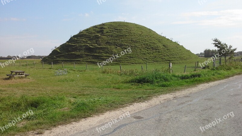 Refuge Mound Domburg Nature Zealand Netherlands