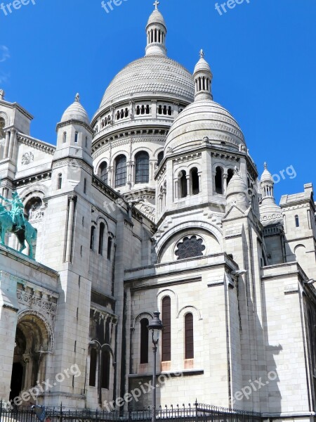 Paris Sacred Heart Dome Basilica Montmartre