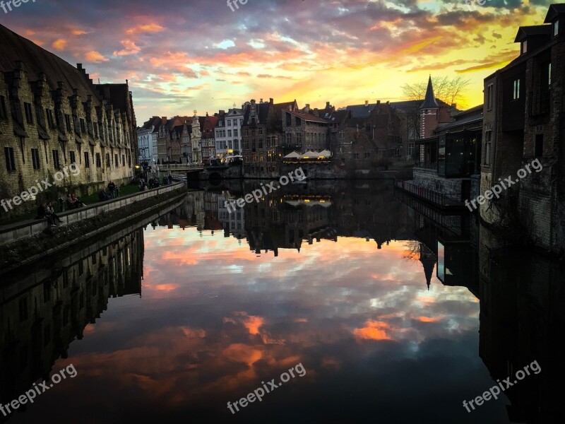 Belgium Ghent Architecture Building Cityscape