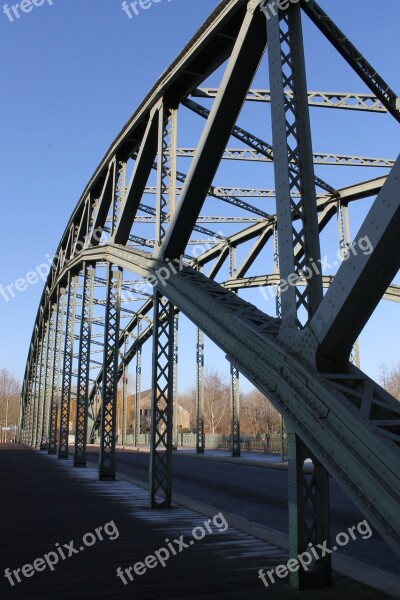 Steel Bridge Arch Bridge Hall Genzmer Bridge Technical