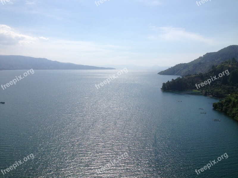 Lake Toba Indonesia Sarulla Landscape Nature