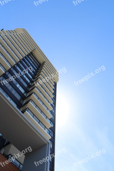 Building Apartment Sky Apartment Building Architecture