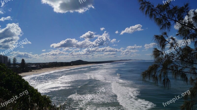 Sunshine Coast Queensland Australia Surf Beach Free Photos