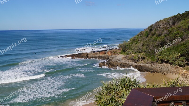 Sunshine Coast Queensland Australia Surf Beach Free Photos