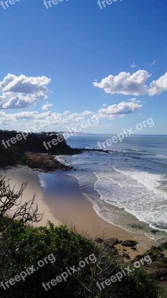 Sunshine Coast Queensland Australia Surf Beach Free Photos