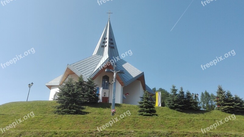 Church Holy Trinity Deep Diocese Tarnowska Sky